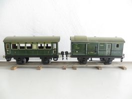 Märklin Spur 0: Personen-/Gepäckwagen, 1725 und 1726, o. OVP