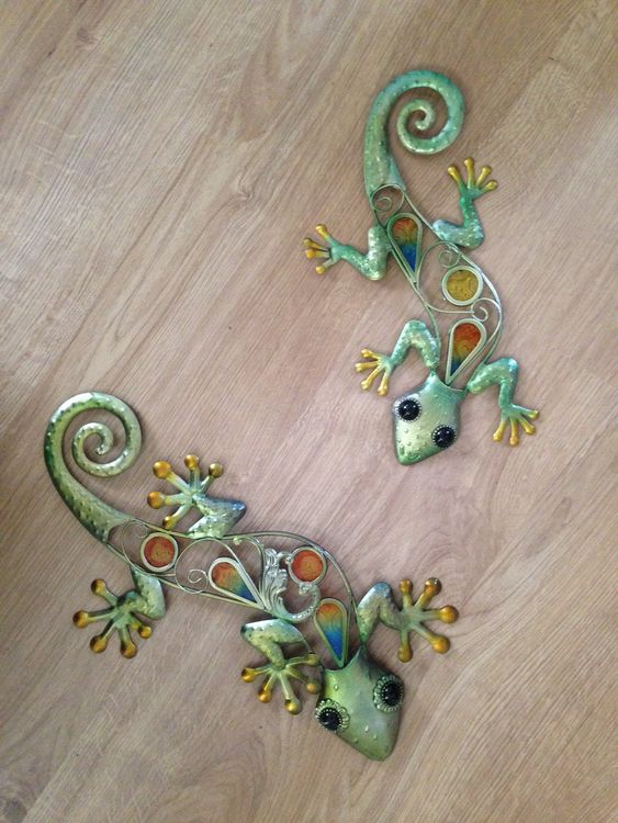 2 Gecko décoration murale | Kaufen auf Ricardo