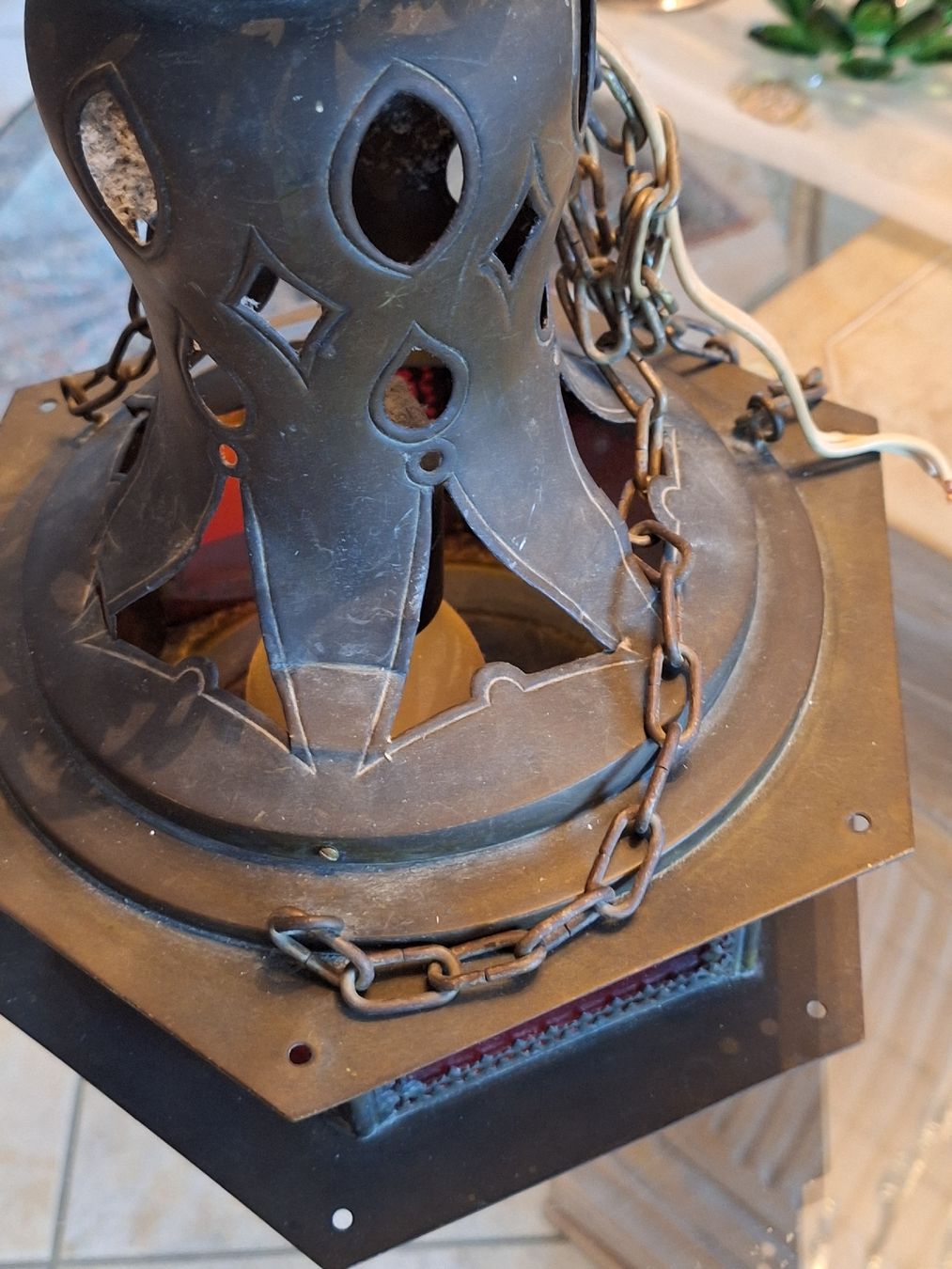 Lampade: Antike Lampe verm.18.Jahrh. – Usato da Rheinfelden venduto da Cleopatra2000 2
