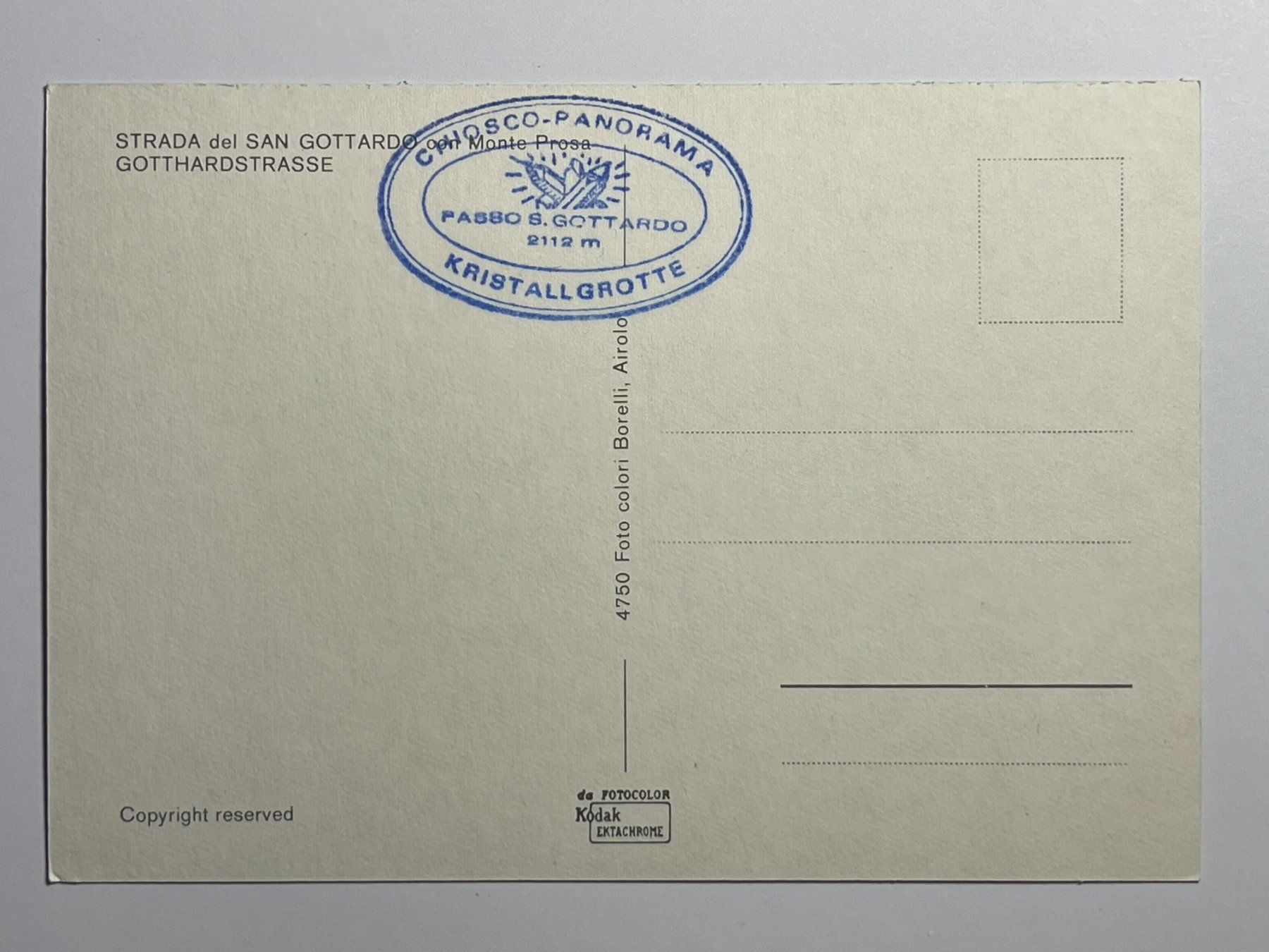Cartoline postali: Gotthardstrasse - Strada del San Gottardo - Oldtimer !!! – Usato da Steg VS venduto da danwer74 1