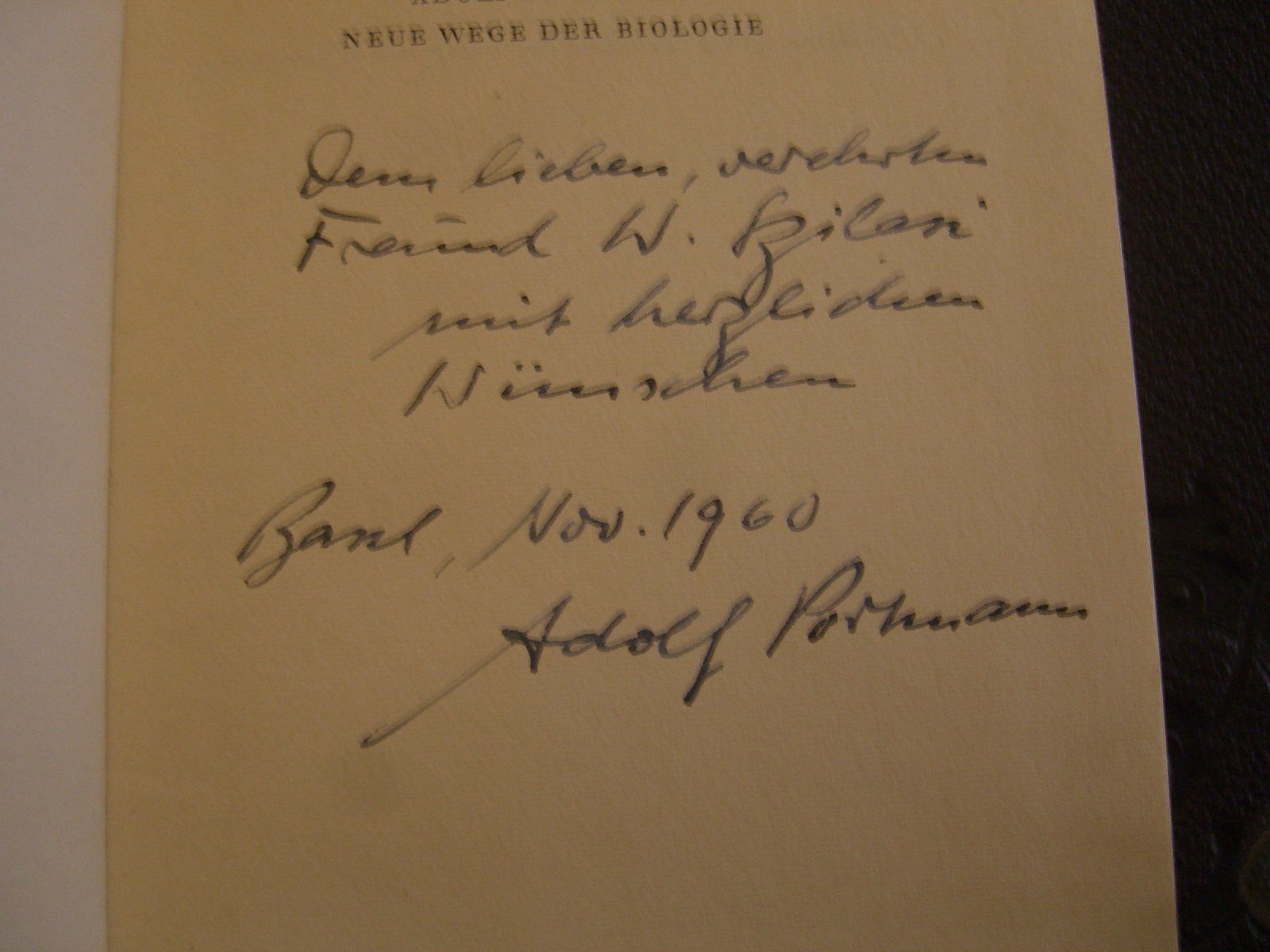 Bücher: mit Widmung des Autors A. Protmann – Gebraucht aus Bischofszell von Joachim-115 1