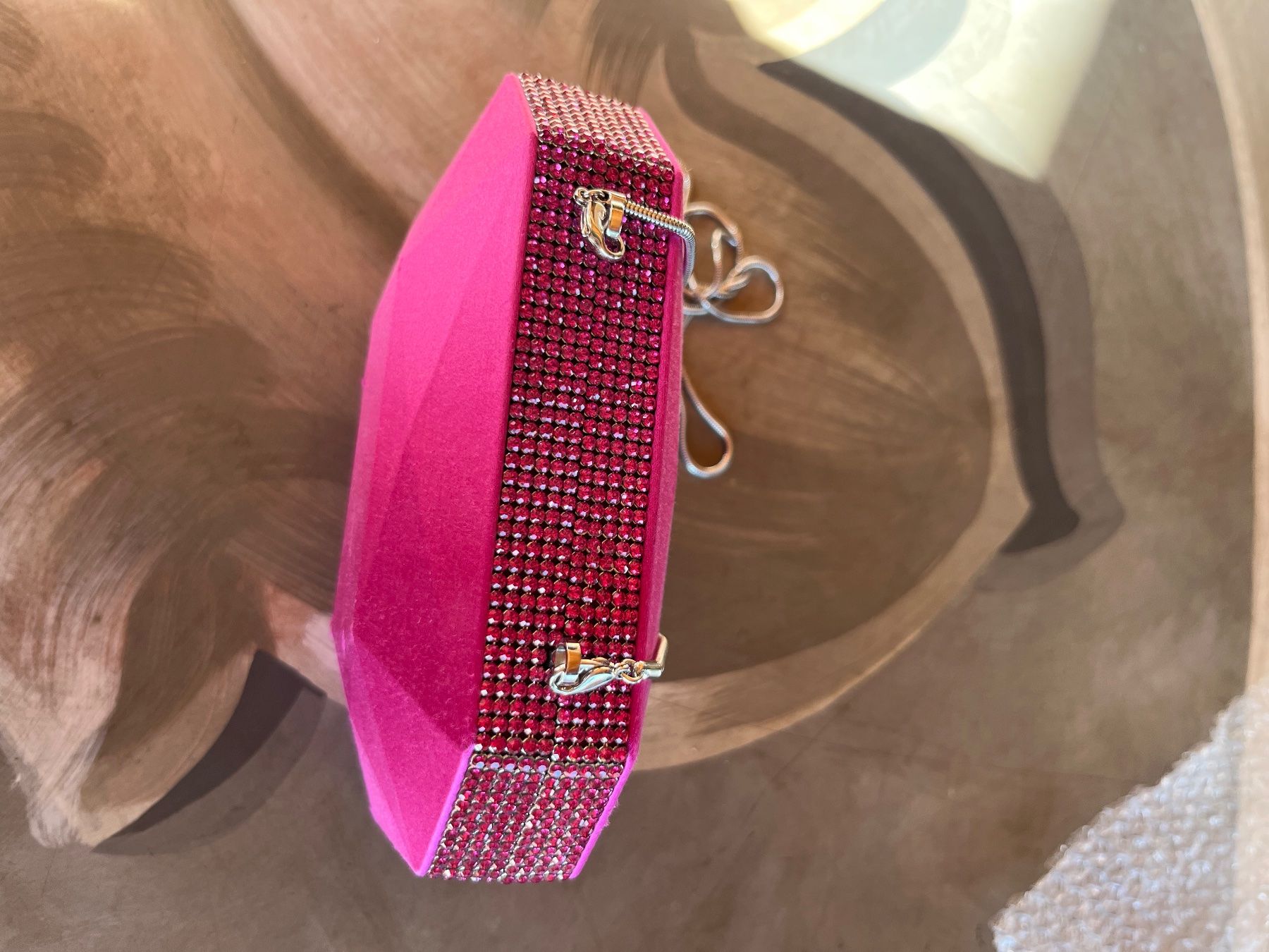 Swarovski Borse da donna: Swarovski pink Satin – Usato da Saanen venduto da SoniaMichaela 1
