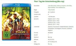 Thor: Tag der Entscheidung [Blu-ray]