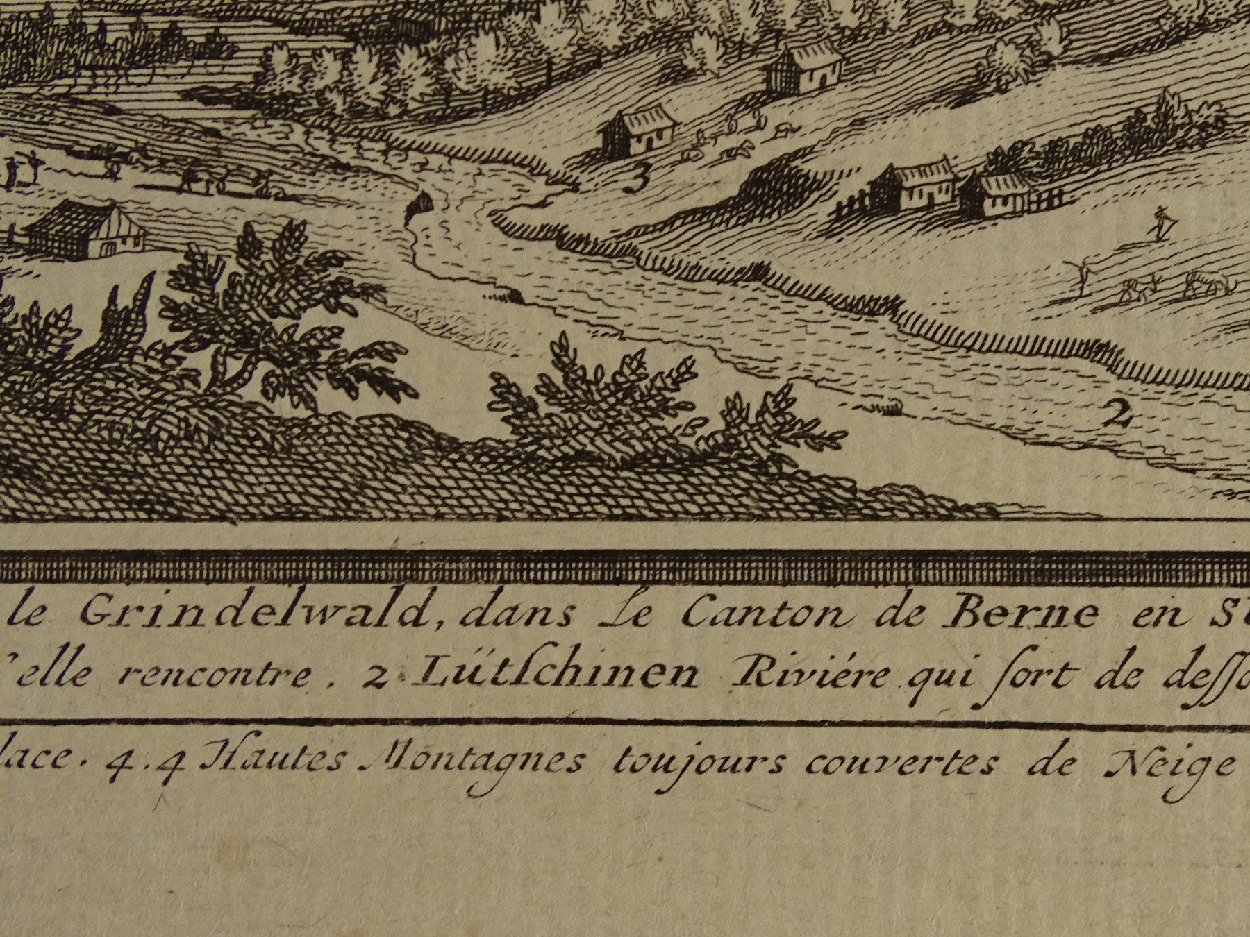 Stiche: GRINDELWALD GLETSCHER, KUPFERSTICH 1778 – Gebraucht aus Grüningen von Kartensammler 6