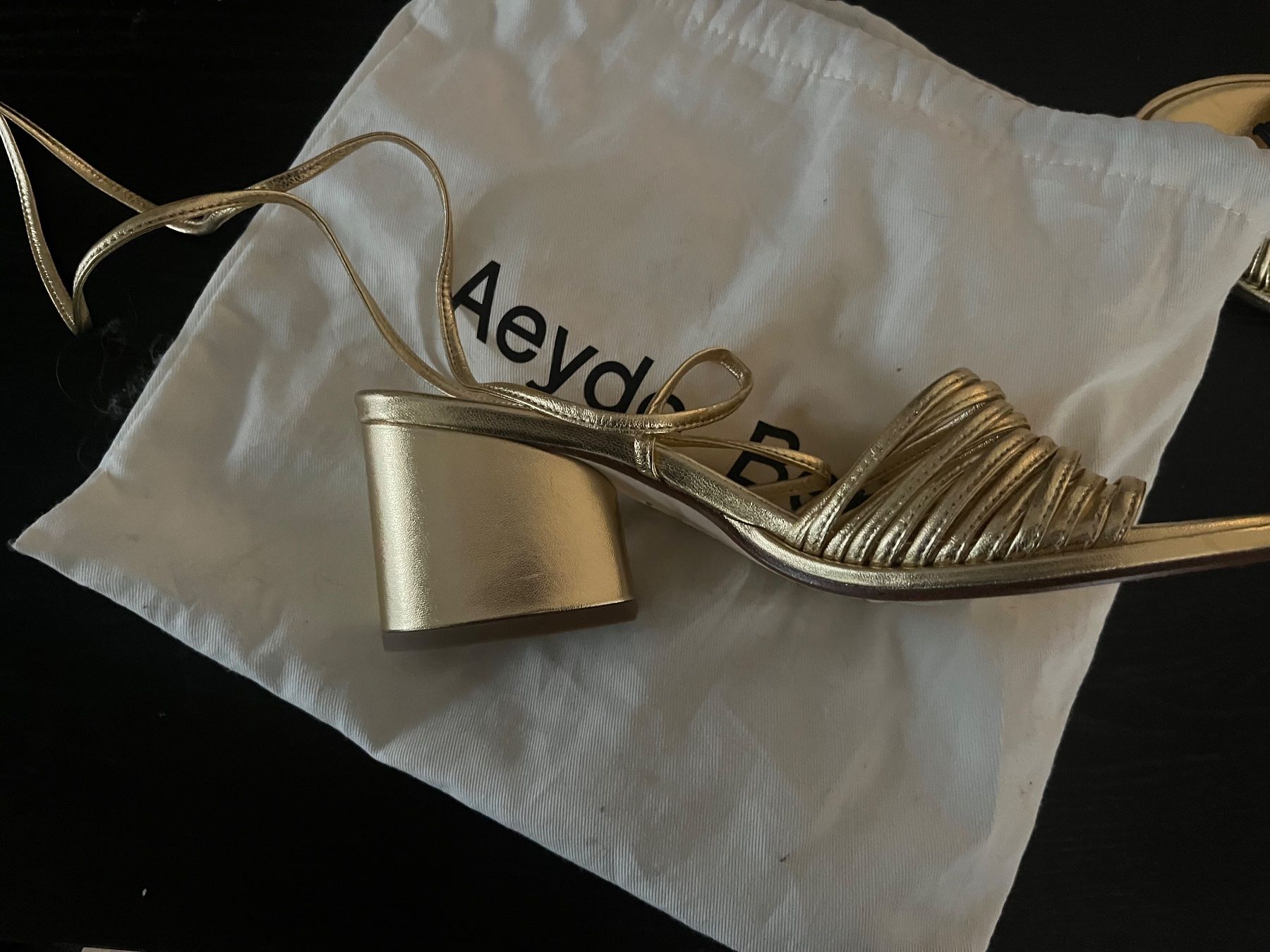 Scarpe da donna: Sandalen Gold (Neu) – Nuovo e nell'imballaggio originale da Zürich venduto da 666ooo 3