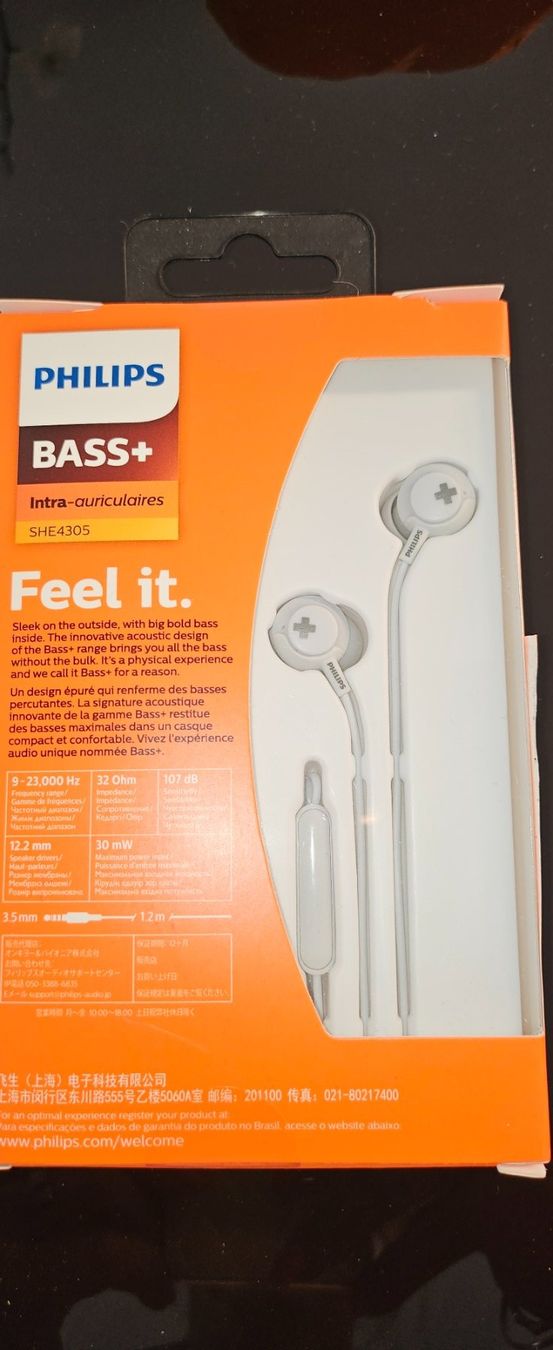Philips Cuffie: Philips BASS+  Kopfhörer – Nuovo e nell'imballaggio originale da Luzern venduto da Womeninred 1