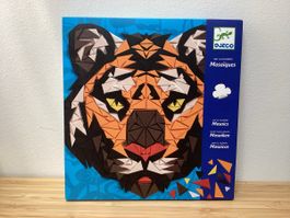 Djeco Tiger Mosaic Art: Fun for Ages 8-14! Unused!
