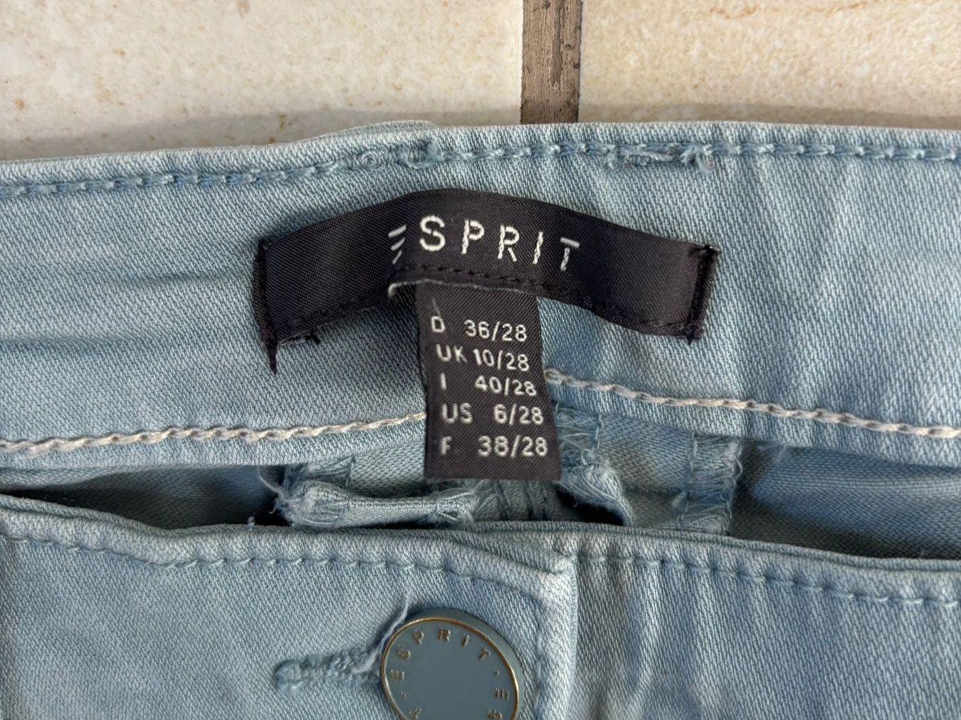 Esprit Pantaloni: Esprit Hose, türkis hell, Grösse 36, neuwertig – Nuovo (secondo la descrizione) da Pfaffhausen venduto da frickda 2