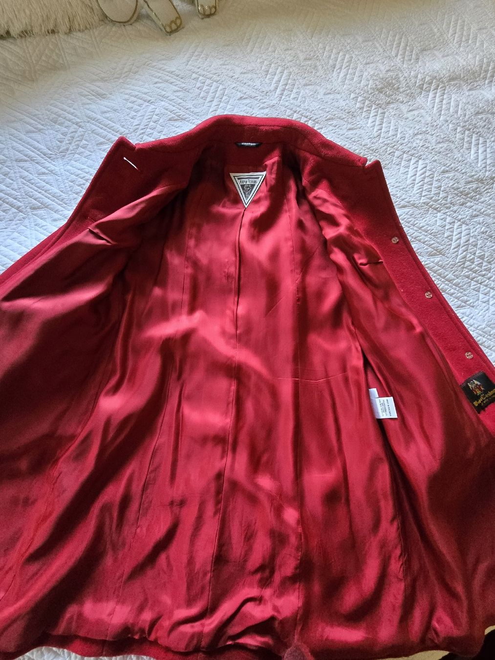 Cappotti: Stylish Red Wool Coat size S/EU40 – Usato da Effretikon venduto da wie_p8sj 1