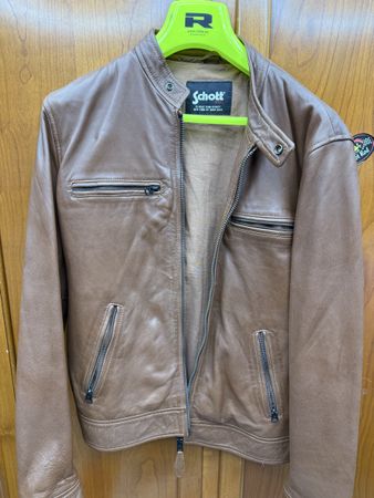 Schott NYC Lederjacke Gr. XL, Top Zustand, Braun!