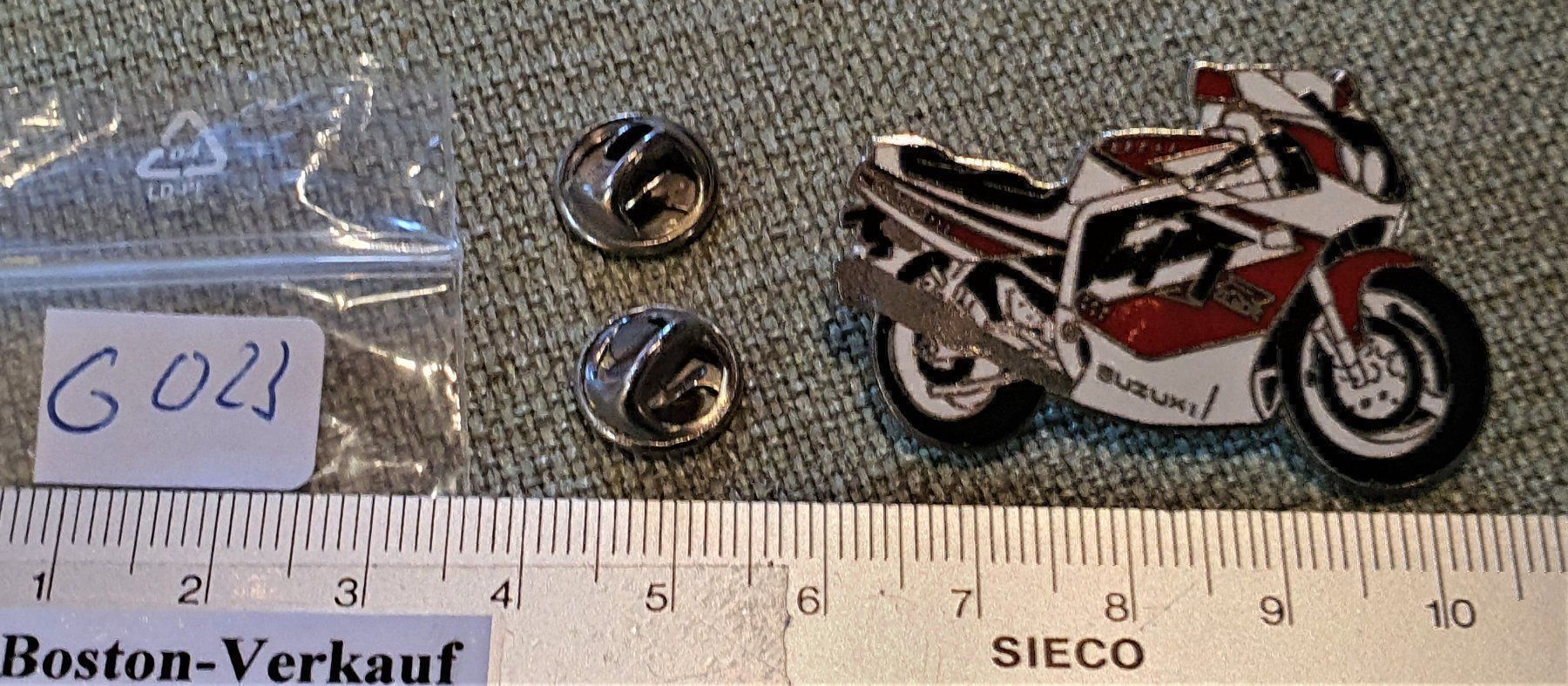 Plaketten & Abzeichen: G023 - Pin Motorrad Suzuki – Gebraucht aus Reinach BL von Boston-Verkauf 2