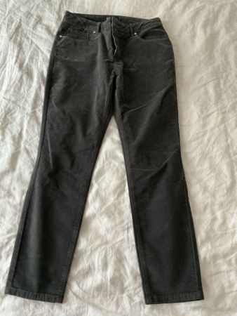Phase Eight Samthose Gr. 38 Dunkelgrau