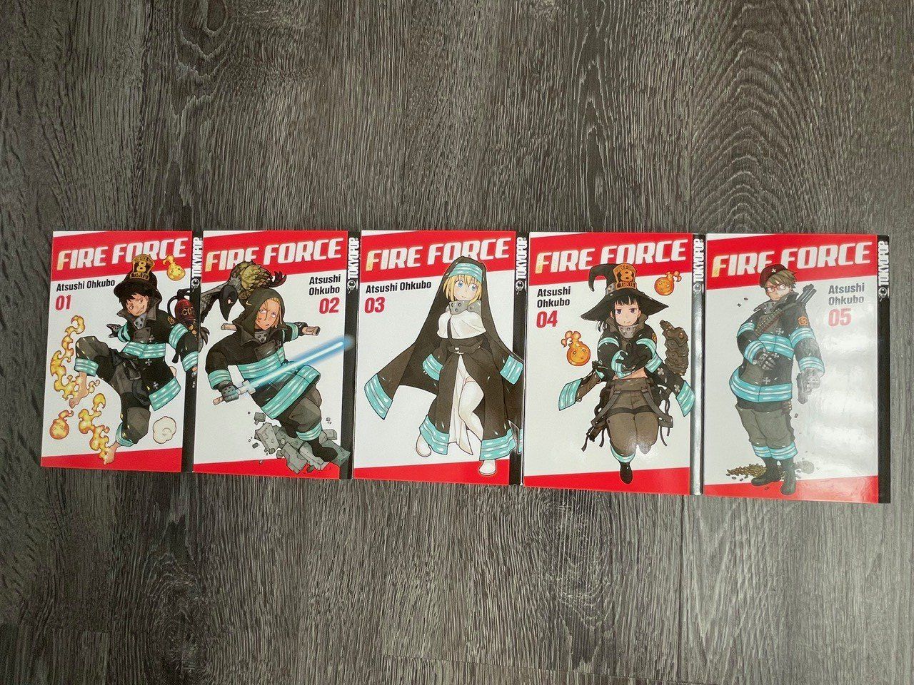 Fumetti: Manga "Fire Force" Band 1-5 – Nuovo (secondo la descrizione) da Freidorf TG venduto da melinki