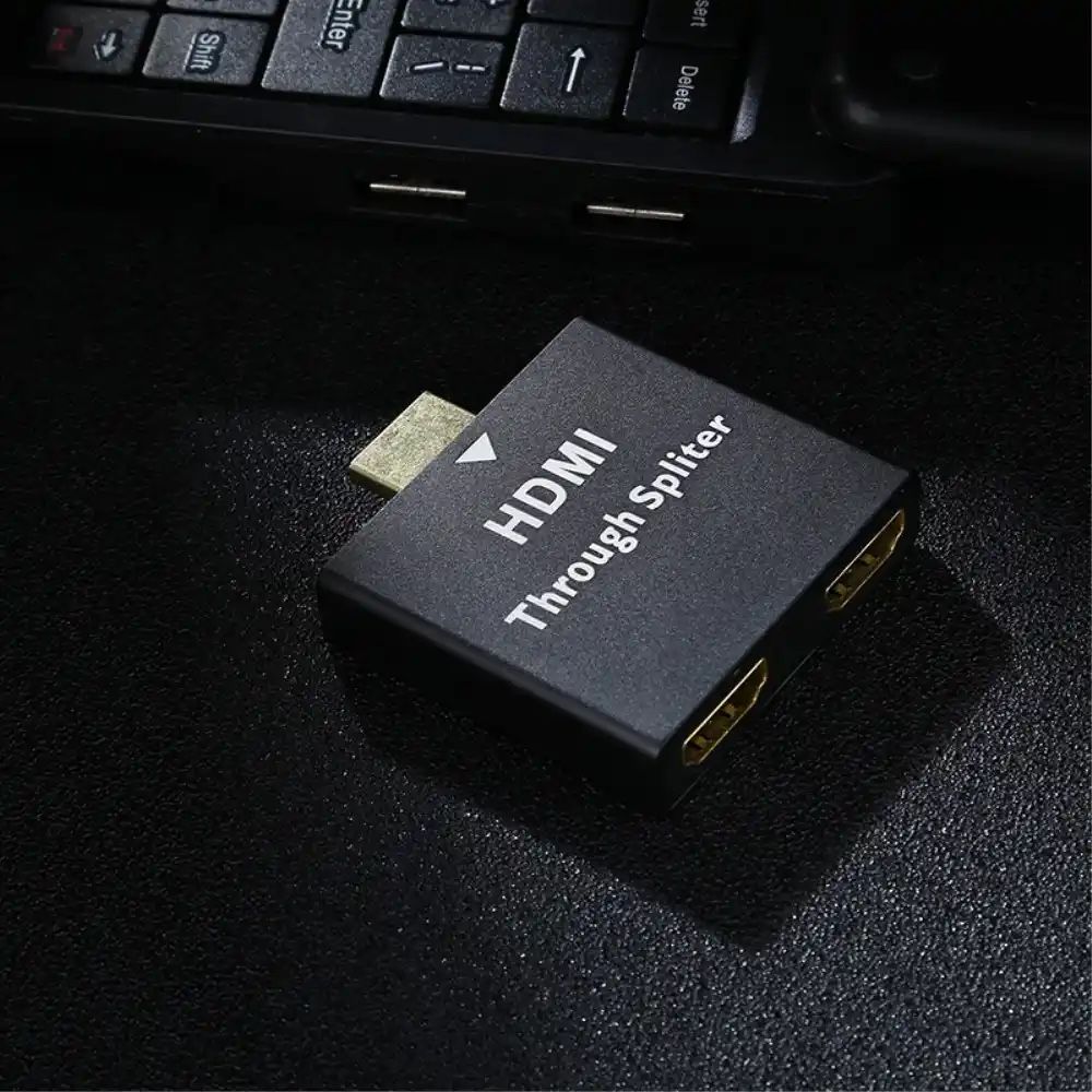 Adattatori: HDMI auf Dual HDMI Adapter Splitter Switch Audio – Nuovo (secondo la descrizione) da Bülach venduto da Cspadanuda 3
