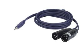DAP stereo mini Jack to 2 XLR/M 3 p. 3 m