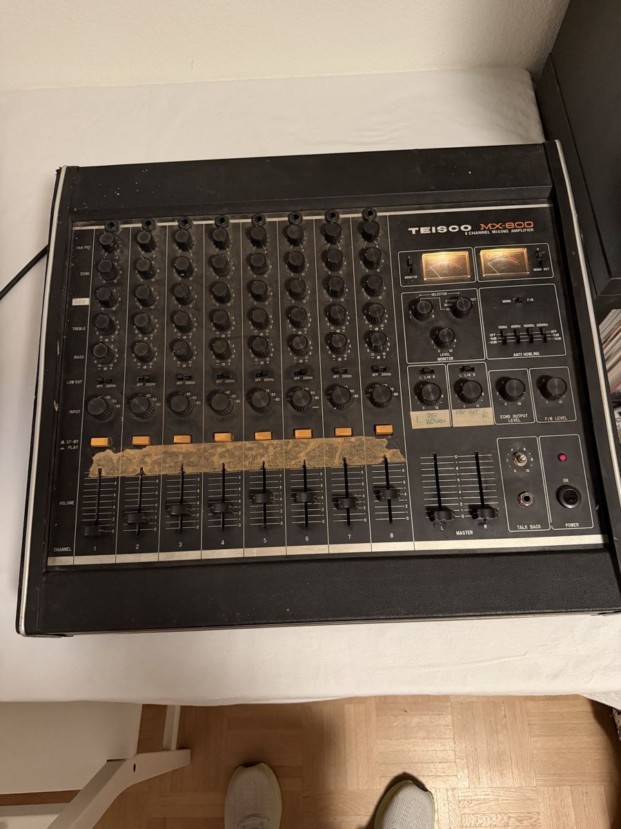 Console di mixaggio: Vintage Teisco MX 800 Mixer – Usato da Basel venduto da schaeryo