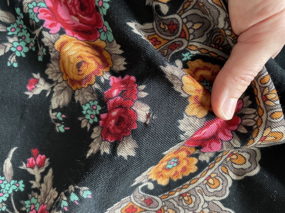 Foulard & Sciarpe: Tuch Schal Blumen – Usato da Zürich venduto da ehupp 4