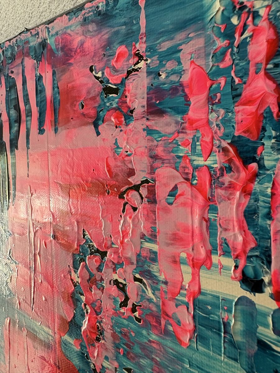 Dipinti: Original abstraktes Acrylbild 50x50 cm – Nuovo e nell'imballaggio originale da Kirchlindach venduto da GeibKeller 3