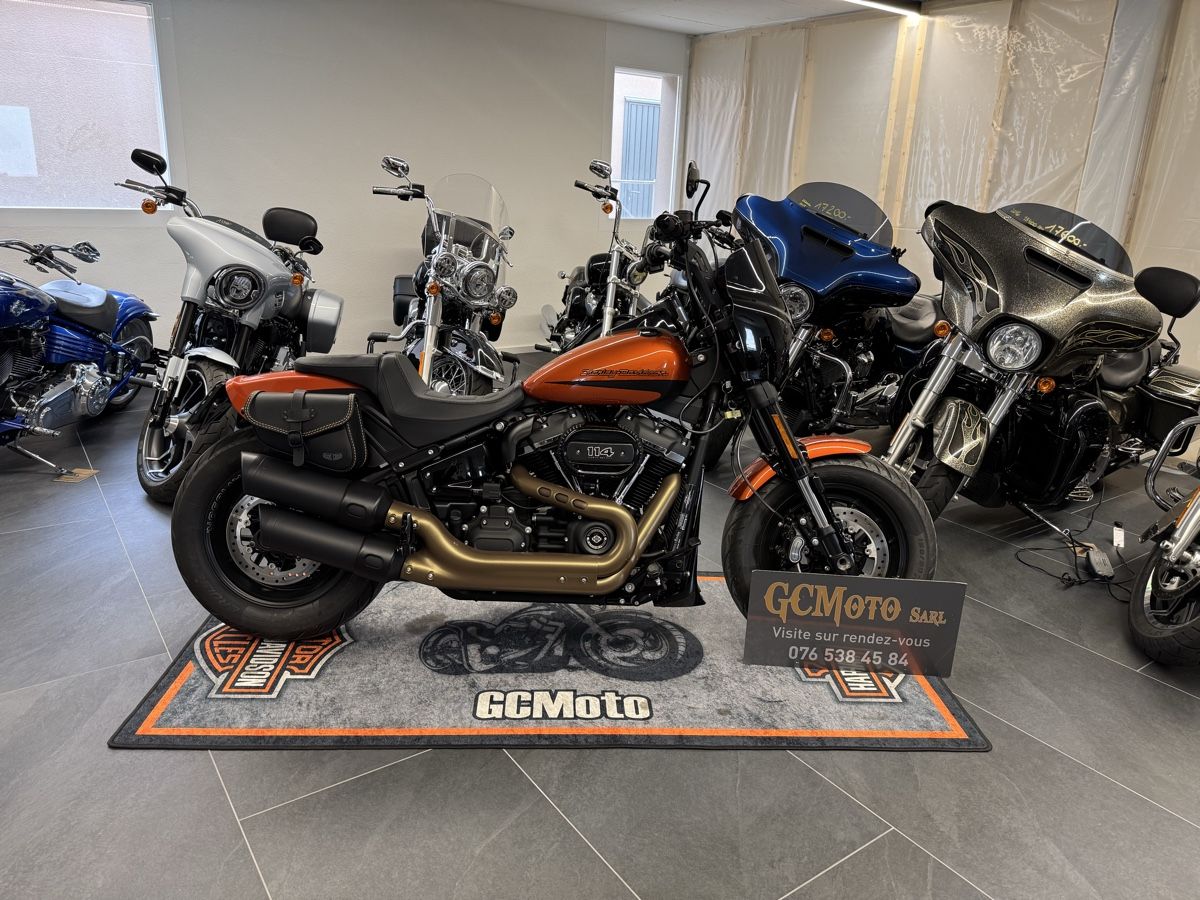 Harley-Davidson Chopper: Harley Davidson Fat Bob 114 FXFBS Softail LEASING POSSIBLE  – Usato da Echallens venduto da HD90 7