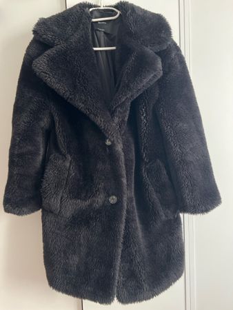 Manteau Bershka noir, taille S