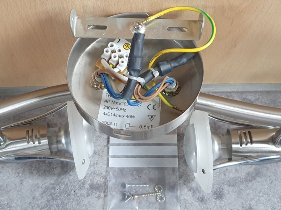 Lampadari & plafoniere: Deckenleuchte, Metall, 4-Leuchtmittel – Usato da Kreuzlingen venduto da LeslieBar 4