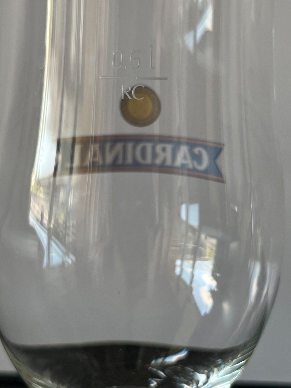 Cardinal Gläser: RC - Vintage Bier Glas, 0.5L, Cardinal, Tulpe – Gebraucht aus Luzern von Jiggy_8898 2