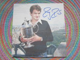 ROGER FEDERER CH TENNISPIELER ORIGINAL AUTORAMM ANTIK UNIKAT