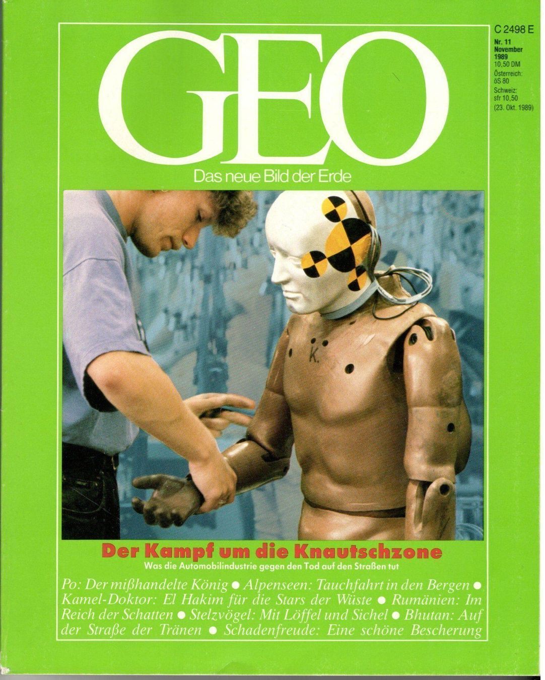 Riviste & Magazine: Geo 11/89- Der Kampf um die Knautschzone – Usato da Erstfeld venduto da Mario_boe0