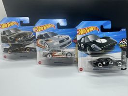 Hot Wheels Bundle - Audi 90 Quattro, BMW 635, Porsche 904
