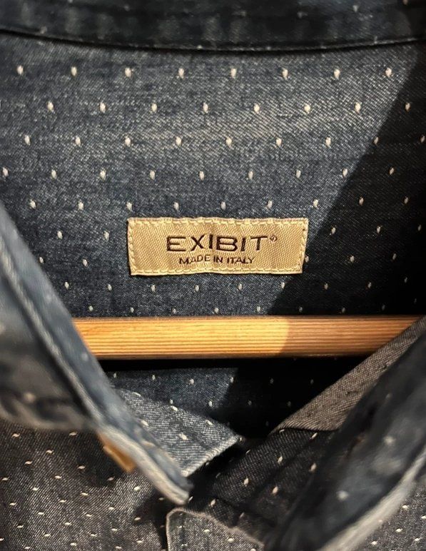 Camicie: Exibit Denim Jeans Hemd Grösse M Versand 2 – Nuovo (secondo la descrizione) da Basel venduto da RobertoMansella84 2