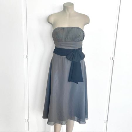 SANS MARQUE Robe Grise Gala Cocktail - Taille S