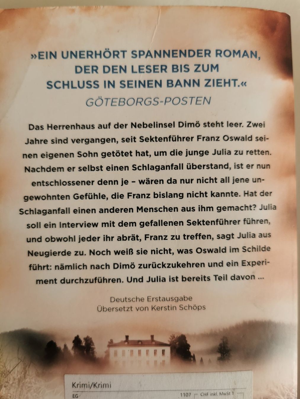 Bücher: Die Sekte - Mariette Lindstein – Gebraucht aus bern von jeannie2006 1
