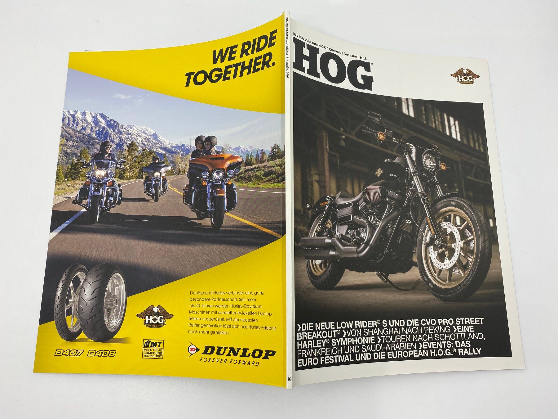 Riviste & Magazine: Harley Owners Group HOG Magazine 2016 – Usato da Langwiesen venduto da Restposten-24 2