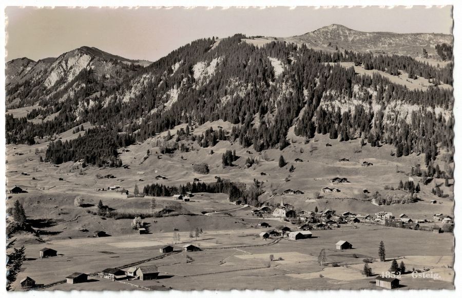 Cartoline postali: Gsteig, geschätzt 1940 – Usato da Frauenfeld venduto da POML