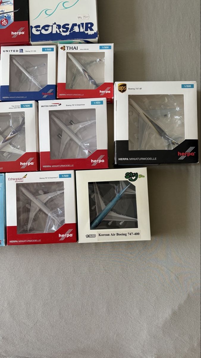 Herpa Modellbausätze & Standmodelle: Flugzeugmodell Sammlung 1/500 – Gebraucht aus wettswil von hal_gq7c 3