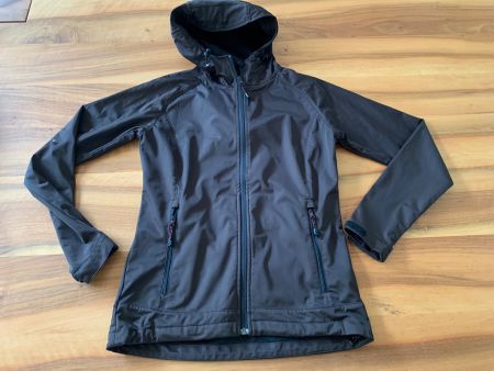 HAKRO leichte braune Softshelljacke Grösse S