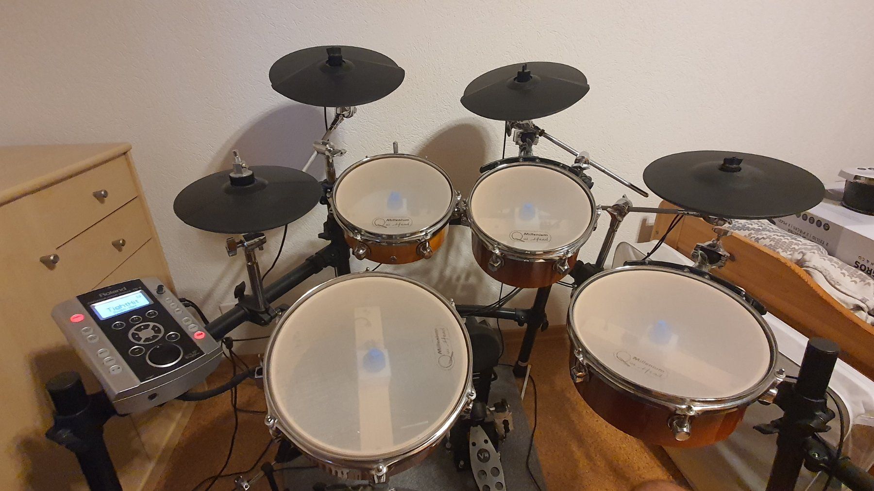 Roland Musikinstrumente: Roland TD-9 elektrisches Schlagzeug E-Drum – Gebraucht aus Bretzwil von matbbuh 1