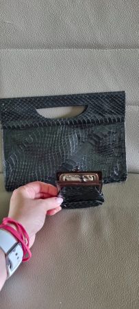 Elegantes 2-teiliges Abend-Set (Tasche + kleiner Portemonnai