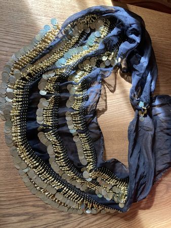 Bauchtanz Gürtel schwarz