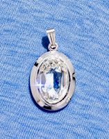 SCHNÄPPCHEN – Kristall Anhänger 925 Silber – Eleganter Luxus