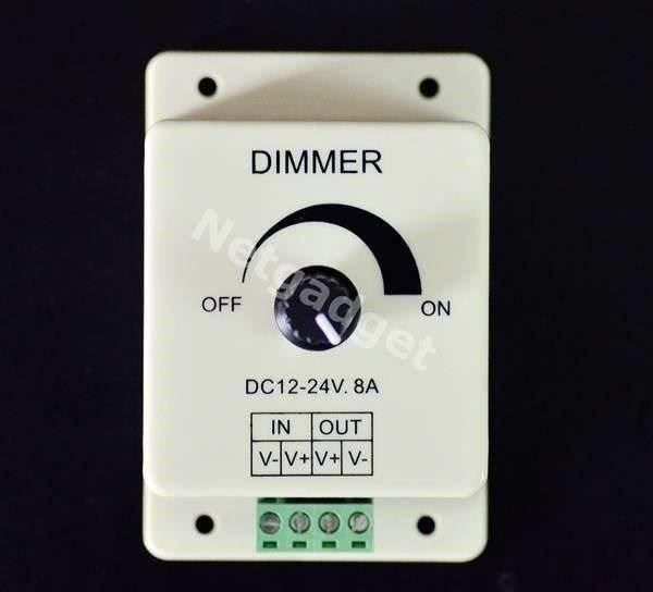 Componenti elettronici: LED Dimmer - Helligkeit Regler - 12V 8A – Nuovo e nell'imballaggio originale da Yverdon-les-Bains venduto da Netgadget