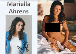 Mariella Ahrens / Originalautogramm