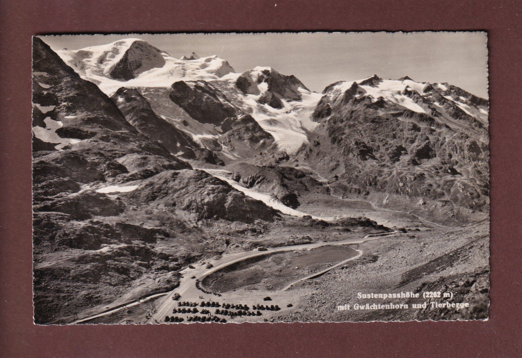 Cartoline postali: SUSTENPASSHÖHE - 1947 – Usato da Pully venduto da nicecards
