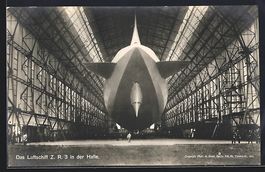 AK Zeppelin ZR 3 in der Halle