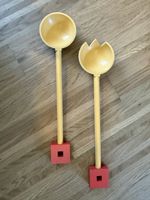 Couverts à salade Euclid Alessi Graves - rare-