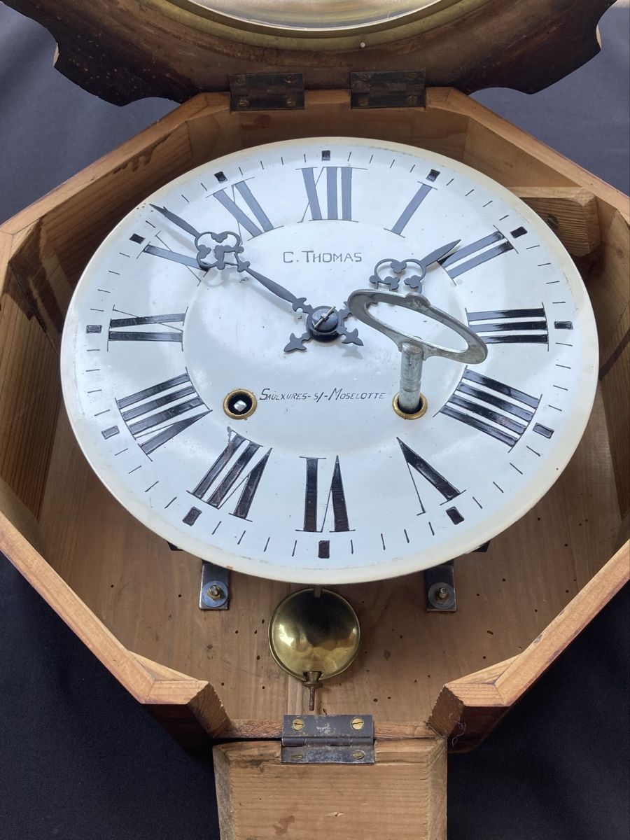 Orologi da terra & Orologi da parete: Französische Wanduhr C. Thomas – Usato da Hölstein venduto da Uhriella 2