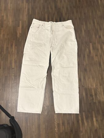 Weekday Galaxy Jeans white W33 L30 vaqueros weiss baggy abcd