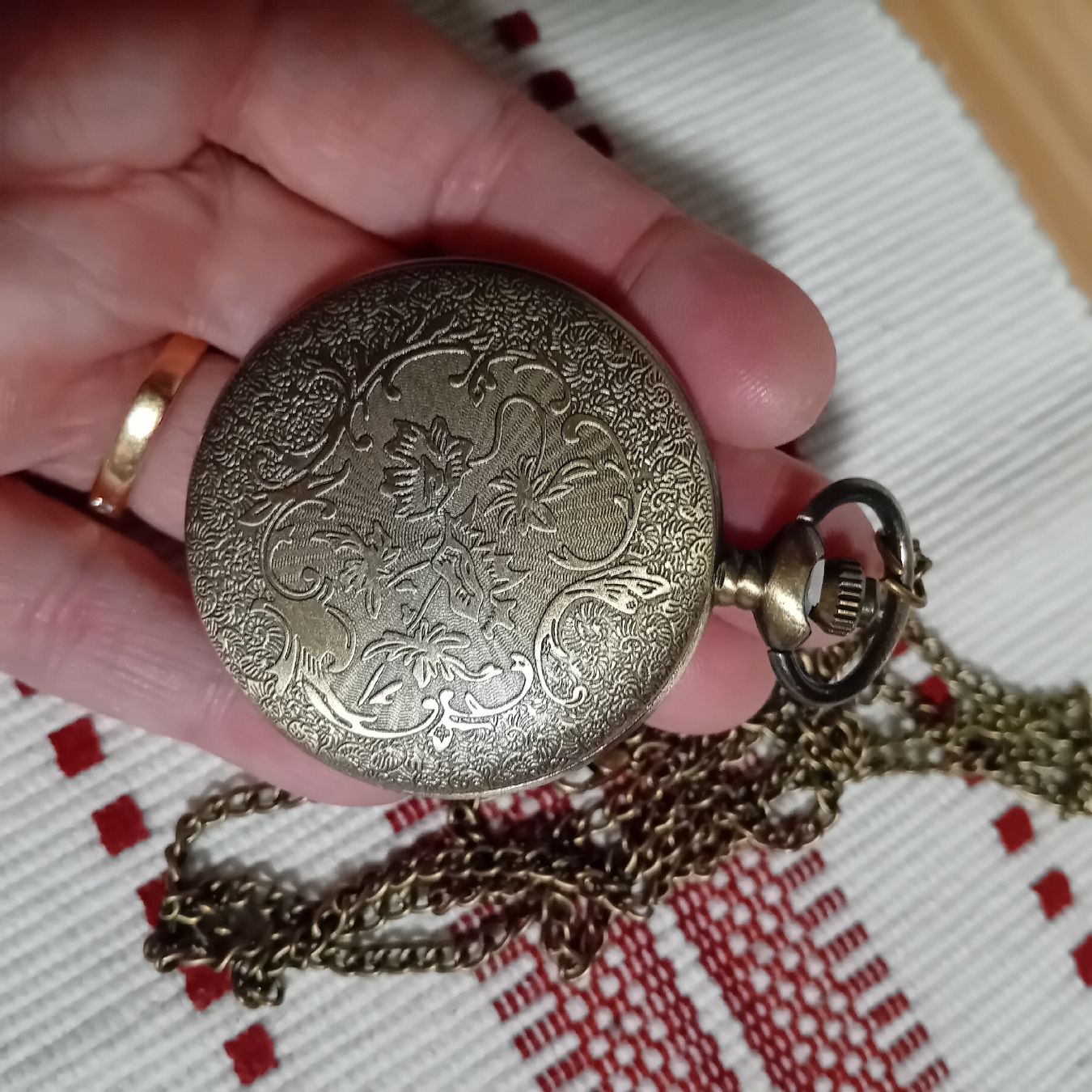 Orologi: Taschenuhr mit Kette  – Nuovo (secondo la descrizione) da Burgdorf venduto da carodesign1 2