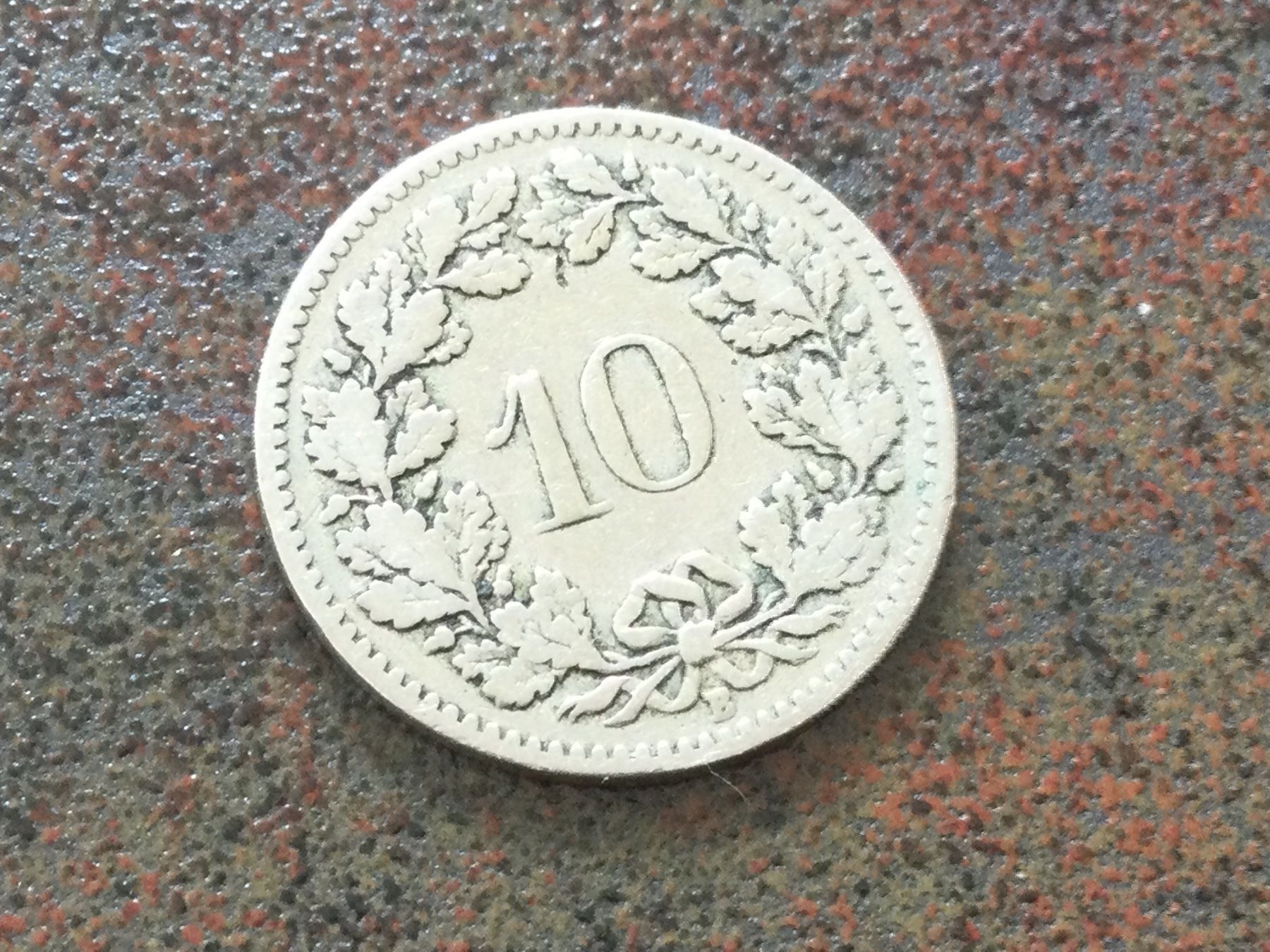 Tutti le monete: 10 Rp. 1908 – Usato da Riehen venduto da hansi999 1