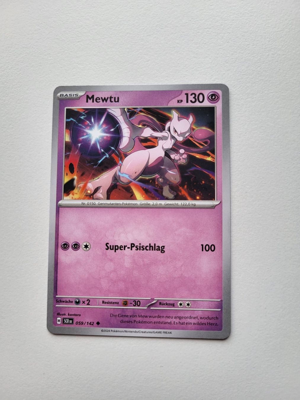 Pokémon Carte collezionabili: Mewtwo (Stellar Crown 059/142) – Usato da Erlenbach ZH venduto da ram_mjn5